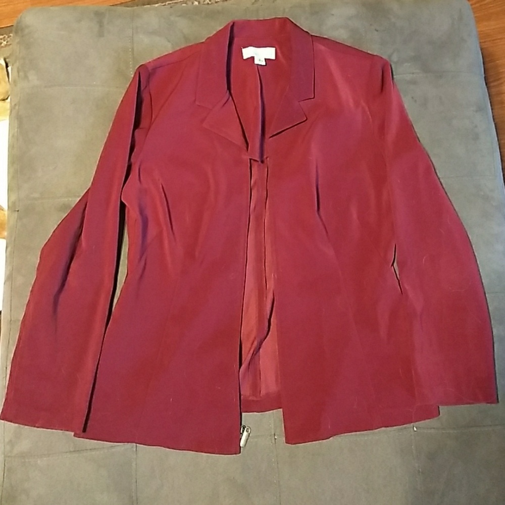 Dress Barn Zip Up Blouse
